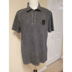 PARSONS XTREME GOLF Men's Comfort Fit DarkNess Pique Polo Shirt Sz M Charcoal